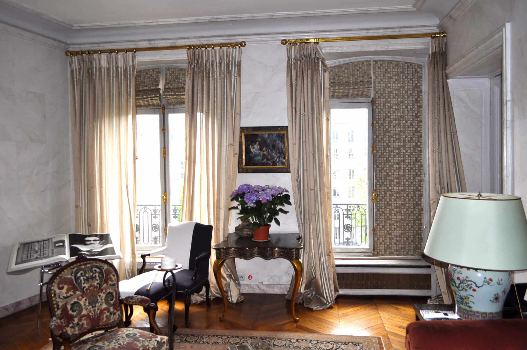 Tapissier de luxe à Paris, tapissier décorateur, hôtels particuliers, ambassades