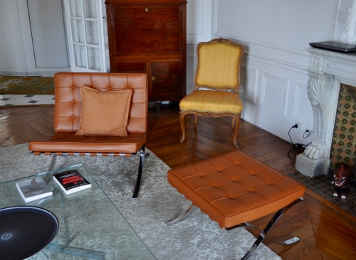 Tapissier garnisseur luxe Paris, artisan d&amp;#039;art reconnu, fauteuil Nicolas Quinibert Foliot 
