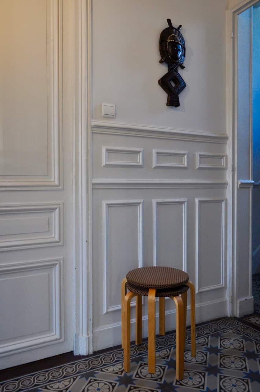 Tapissier garnisseur décorateur paris, refaire galette chaise, tabouret design Alvar Aalto