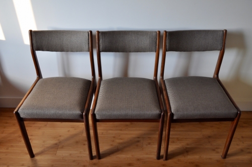 Tapissier Paris, retapisser chaises scandinaves, fauteuils designer danois